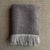 Not Yet Made - Made To Order Brown Belgian Linen and Wool Throw For Sale - Image 5 of 5