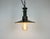 Industrial Green Enamel Pendant Lamp with Cast Aluminium Top, 1960 For Sale - Image 9 of 16