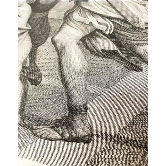 1799 Italian Copperplate Engraving of the Martyrdom of Saint Andrew After Domenichino For Sale In New York - Image 6 of 11