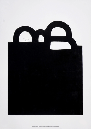“Chicago, 1983” by Eduardo Chillida, Silkscreen Reproduction