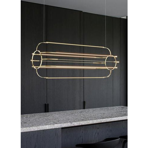 Not Yet Made - Made To Order Charlotte Pendant in Brass with Gold Finish by Moss Objects For Sale - Image 5 of 9