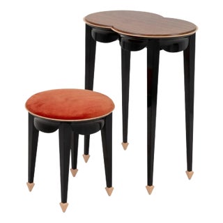 John Dunnigan "Versailles" Dressing Table & Stool For Sale