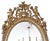 Large Antique Oval Gilt Overmantel Wall Mirror For Sale - Image 3 of 8