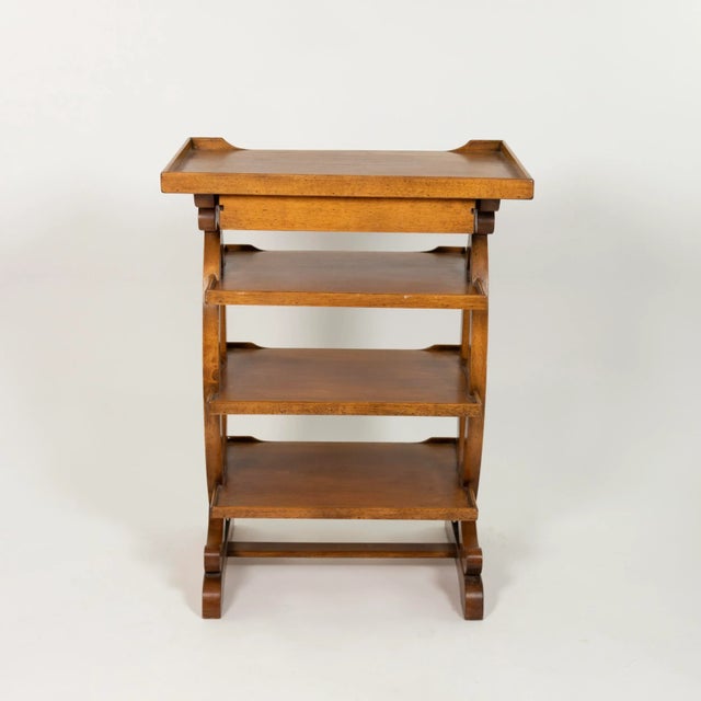 Wood Small-Scale French Fruitwood Four-Tier Étagère Circa 1880 For Sale - Image 7 of 10