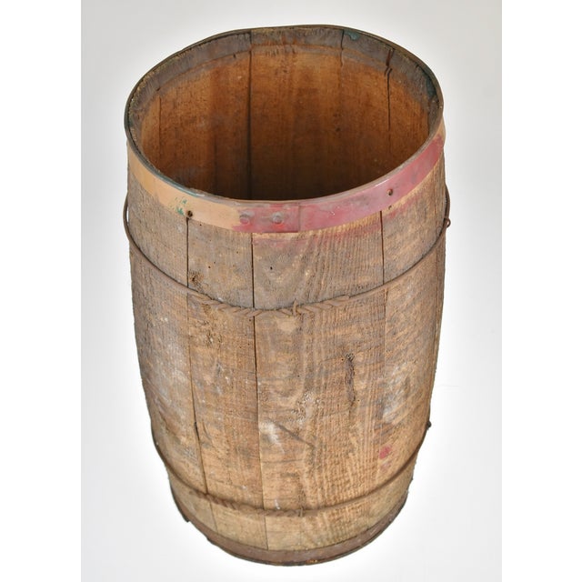Antique Wooden Nail Keg Cask Barrel Chairish