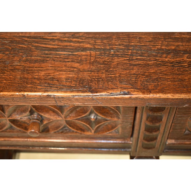 Spanish Oak Console, Circa 1900 For Sale - Image 9 of 9
