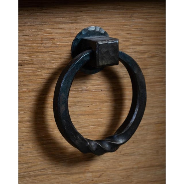 Oak Sideboard attributed to Henning Kjærnulf for Eg Møbler, 1970s For Sale - Image 9 of 10