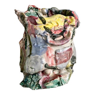 Bubble Me Crazy Sculpture by Tracey Kessler For Sale
