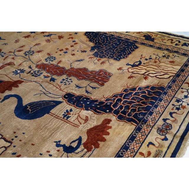 Antique Peking Rug 9'2'' x 11'5'' For Sale - Image 12 of 12