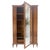 Brown Mint Fine French Carved Burl Satin Wood Beveled Mirror Door Armoire Wardrobe For Sale - Image 8 of 15