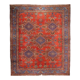 Late 19th Century Persian Sultanabad Rug, 15'06 X 18'03 For Sale