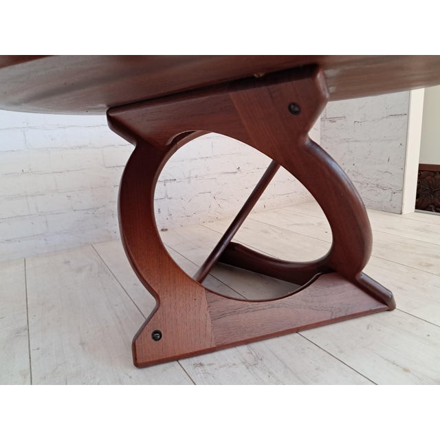 Mid-Century Modern Danish Sunburst Coffee Table by Soren Georg Jensen for Kubus, 1960s For Sale - Image 9 of 13