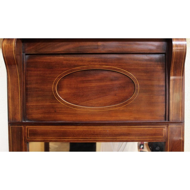 Biedermeier Circa 1830 Swedish Classical Period Console & Mirror For Sale - Image 3 of 5