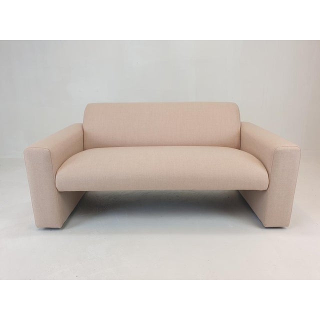 Model 691 2-Seater Sofa in Soft Pink Wool from Artifort, 1980s For Sale - Image 14 of 14
