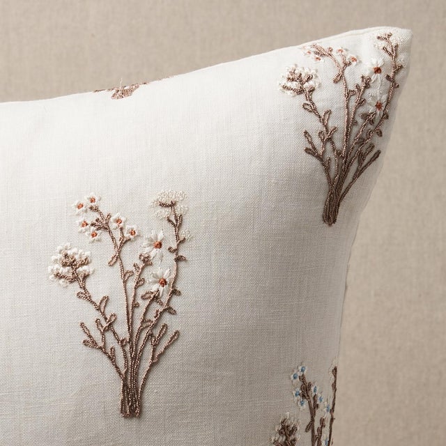 This pillow features Stora Embroidery with a knife edge finish. Three different stitches combine Stora Embroidery,...