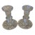 Vintage Pair of American Brilliant Candlesticks For Sale