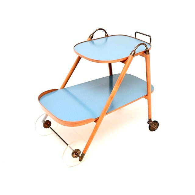 Vintage Italian Drinks Trolley, 1950s For Sale - Image 10 of 10
