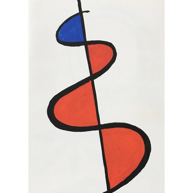 Artist: Alexander Calder Country: USA Title: Untitled – Zurich 5 Medium: Original Lithograph Marks: Not signed, not...