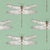 Harlequin Demoiselle Wallpaper in Seaglass/First Light/Sand For Sale