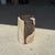 Contemporary Small Side Table in Black and White Petrified Wood, 1980s For Sale - Image 3 of 18