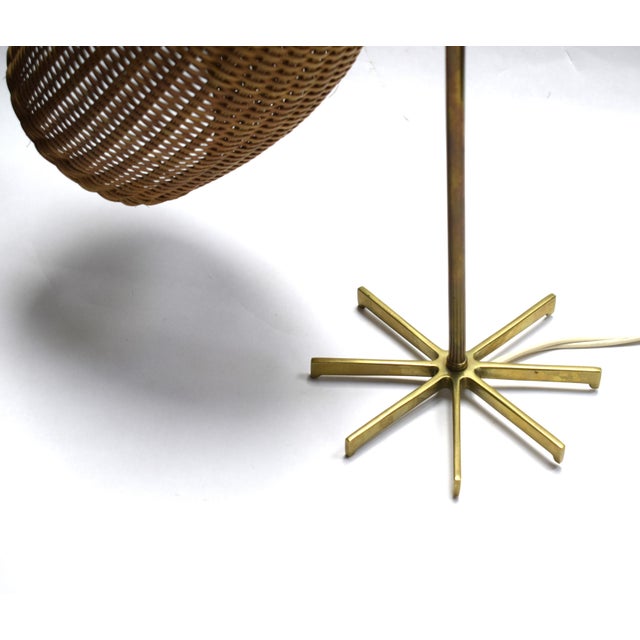1950s Model 209 Table Lamp by Franz Hagenauer for Werkstätte Hagenauer Wien, 1953 For Sale - Image 5 of 12