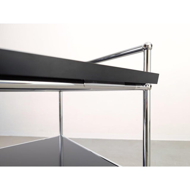 Black Black Standing Desk by Fritz Haller for USM Haller For Sale - Image 8 of 9