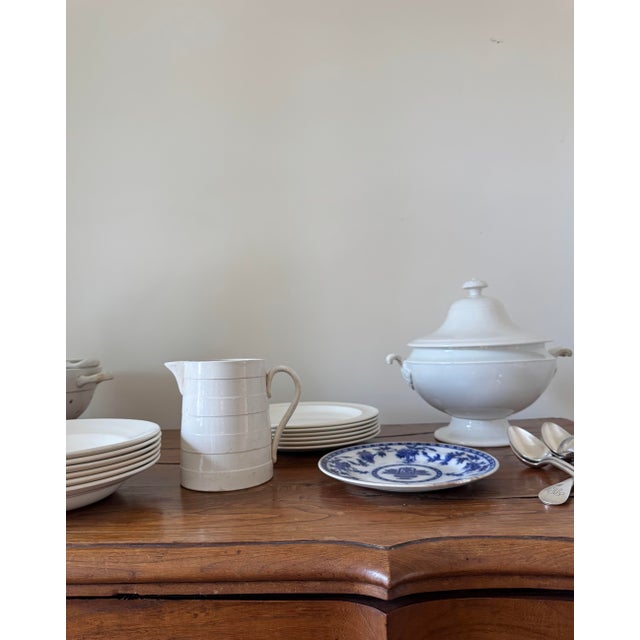 Early 20th Century Antique Belgian Creamware Set - 16 Piece For Sale - Image 5 of 13