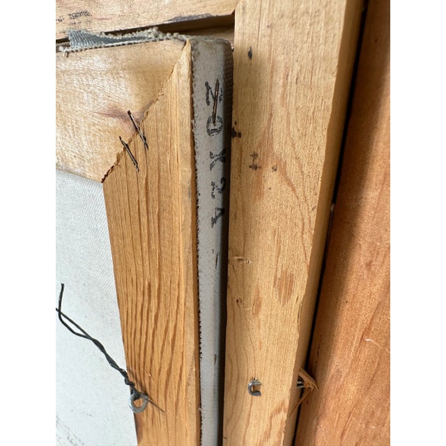 1970s California Impressionist Seascape Oil Painting Blackie's Boat Yard Newport Beach Waterfront Signed For Sale - Image 10 of 13