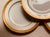 Tiffany and Co. Minton for Tiffany & Co. Bone China Dinner Plates, Raised Gold Gadroon Border, Set of 3 | C. 1904 For Sale - Image 4 of 18