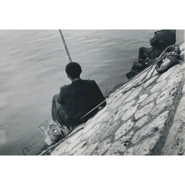 Fishermen, 1950s, Black and White Photograph For Sale - Image 3 of 5
