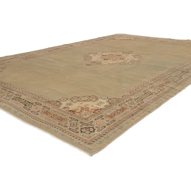 52495 Antique Persian Malayer Rug, 06'06 x 09'09. The Garden Jewel: An Antique Persian Malayer Masterpiece of Timeless...