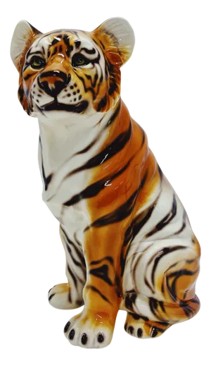 Tiger Statue in Ceramic from Ceramiche Boxer