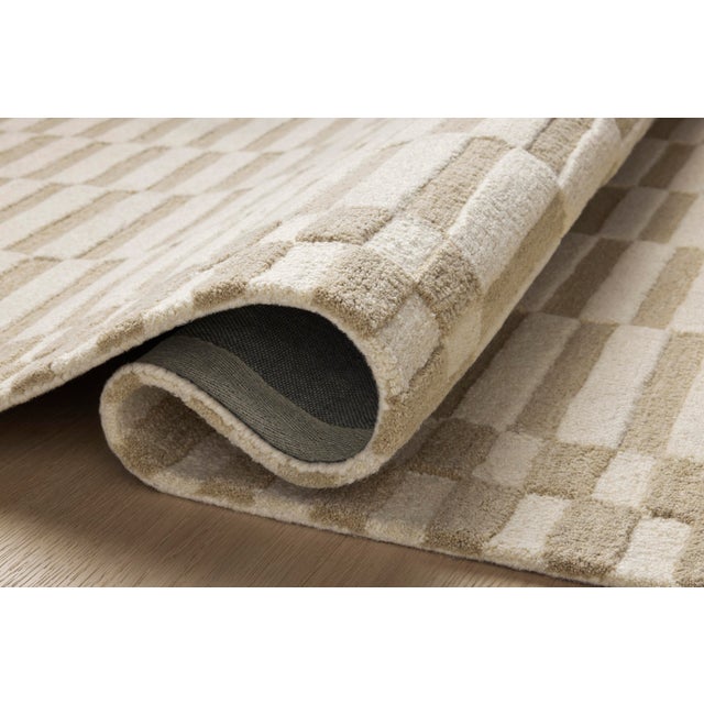 Loloi Rugs Chris Loves Julia x Loloi Bradley Ivory / Beige 5'-0" x 7'-6" Area Rug For Sale - Image 4 of 7