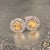 2010s Natural Sapphire Diamond Stud Earrings 14k W Gold 2.84 TCW Certified For Sale - Image 5 of 10
