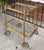 Brass Vintage Maison Jansen Brass Drinks Trolley Bar Cart For Sale - Image 8 of 13