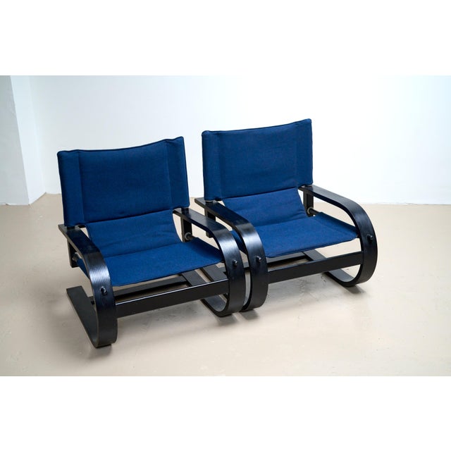 Vintage Italian Lounge Chairs by De Pas Durbino and Lomazzi for Poltronova, 1970s, Set of 2 For Sale - Image 3 of 18