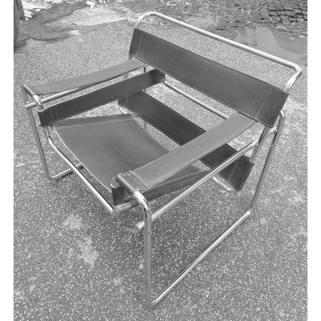 1960s Vintage Wassily Lounge Chair by Marcel Breuer, 1960s For Sale - Image 5 of 6