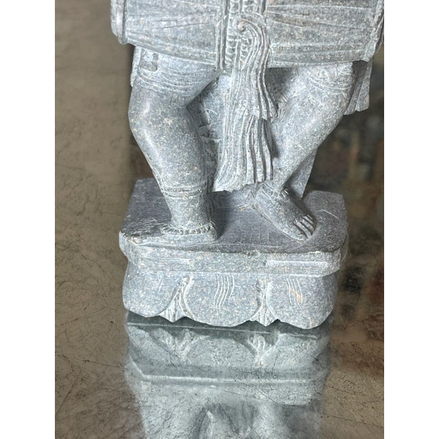 Indian Devdasi Soapstone Figurine For Sale - Image 11 of 12