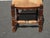 Set of Four Antique French Country Brown Rush Ladderback Chairs For Sale - Image 13 of 18