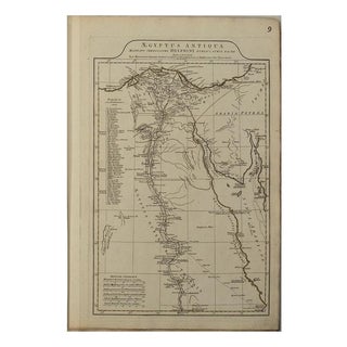 1765 d'Anville Map of Ancient Egypt For Sale