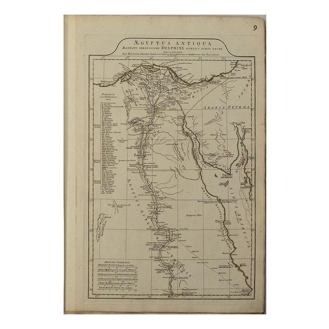 1765 d'Anville Map of Ancient Egypt For Sale