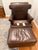 Mid-Century Kittinger Leather "King of Ease" Recliner and Ottoman Set - 2 Pieces For Sale - Image 9 of 9