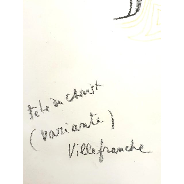 Jean Cocteau, Christ, Lithograph, 1957 For Sale - Image 9 of 11