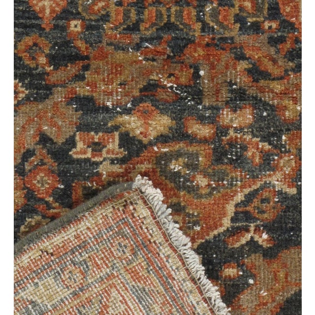 1950s Vintage Distressed Mahal Area Rug 4ft 6in X 6ft 7in For Sale - Image 5 of 8