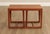 Wood Danish Modern Set of Three Teak Nesting Tables For Sale - Image 7 of 12