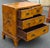 Mid 20th Century Burl Olivewood Italian Campaign Style Petite Four-Drawer Chest For Sale - Image 10 of 11