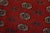 Textile Bokhara Rug 6’3” X 9’4” Red Wool Tribal Hand-Knotted Oriental Carpet For Sale - Image 7 of 12