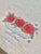 Vintage Linen Tea Towel Appliqué Stylized Roses 1930s Art Deco Graphic Embroidery For Sale In Philadelphia - Image 6 of 10