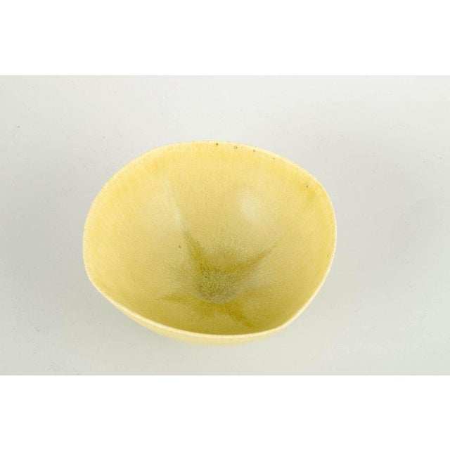 Berndt Friberg for Gustavsberg Bowl, 1960s. Hand-thrown small stoneware bowl with an elegant rounded form and...