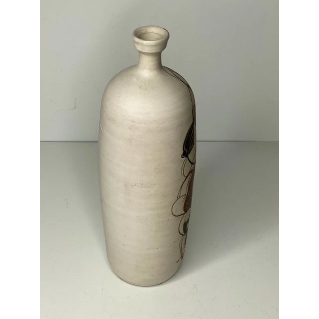 Mid-Century Modern Noma Santo Stefano Di Camastra Studio Art Pottery Vase Italy For Sale - Image 3 of 9